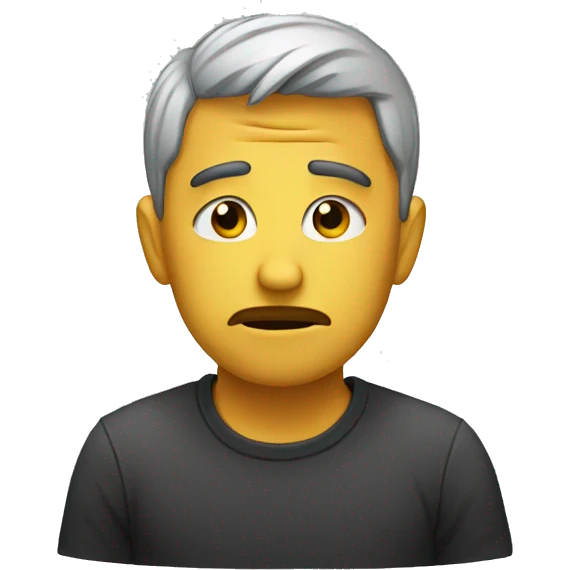 Sad emoji