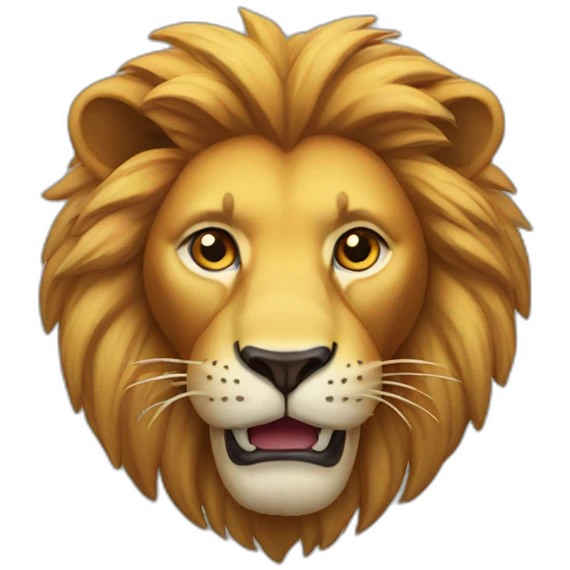 lion's head emoji