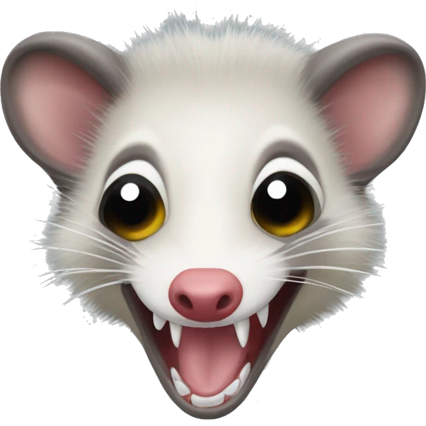 vicious opossum emoji