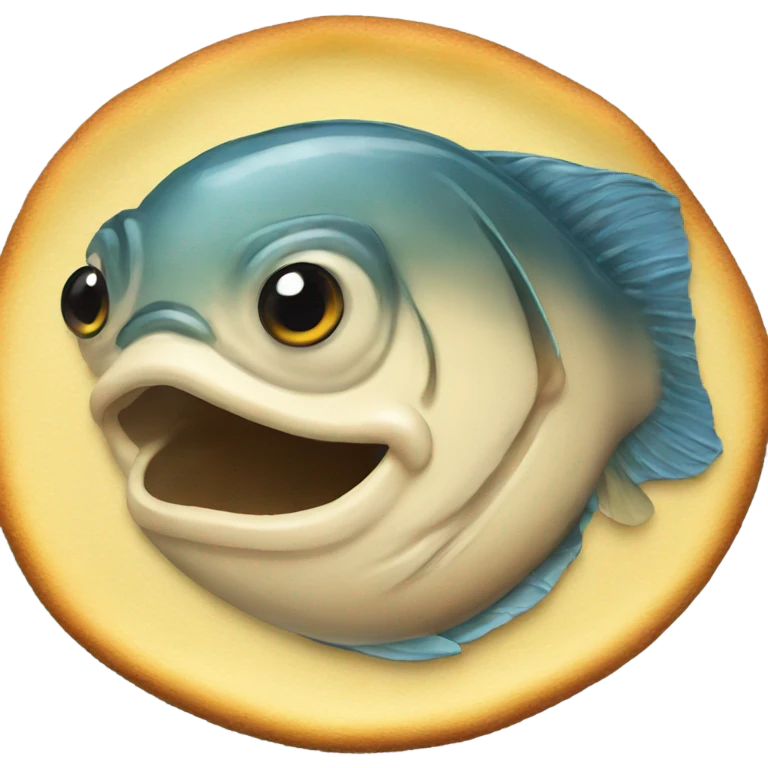 fish pancake emoji