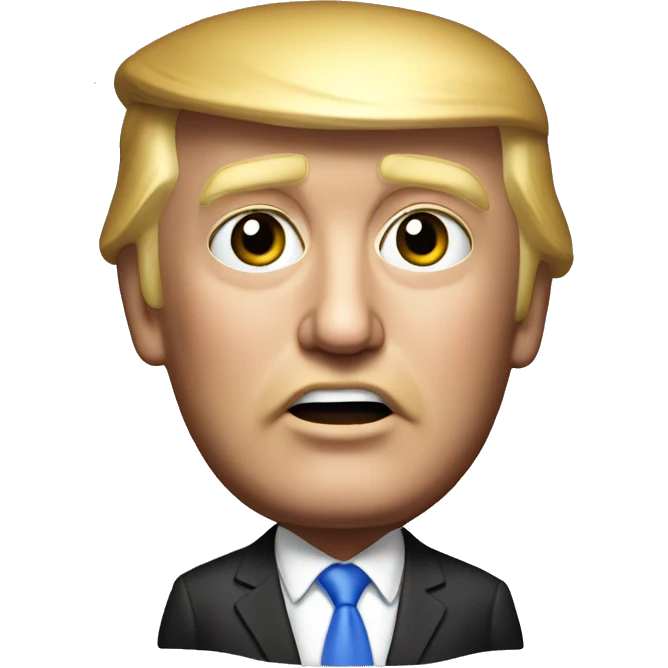 photorealistic Donald trump emoji