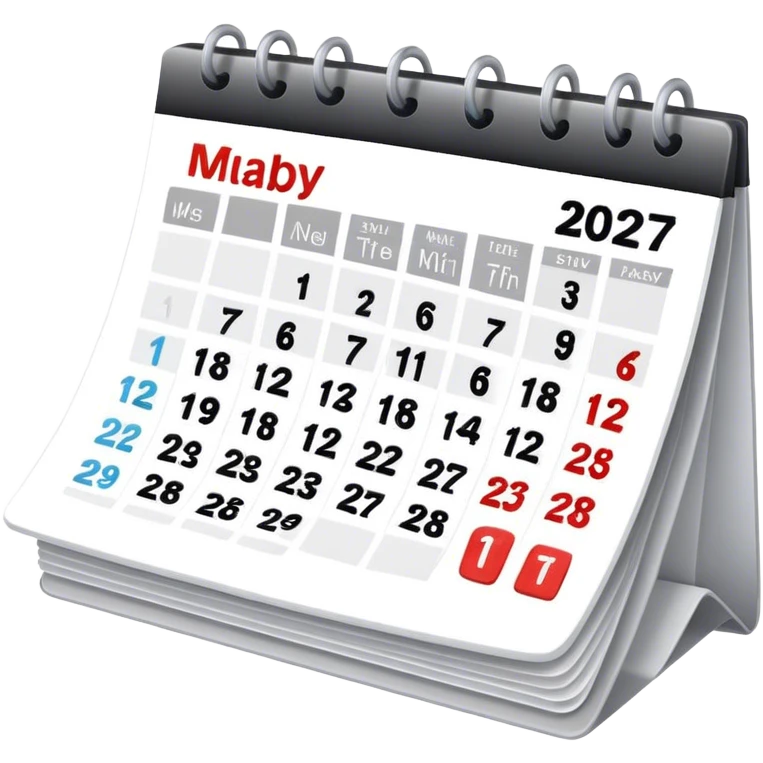 Calendar emoji