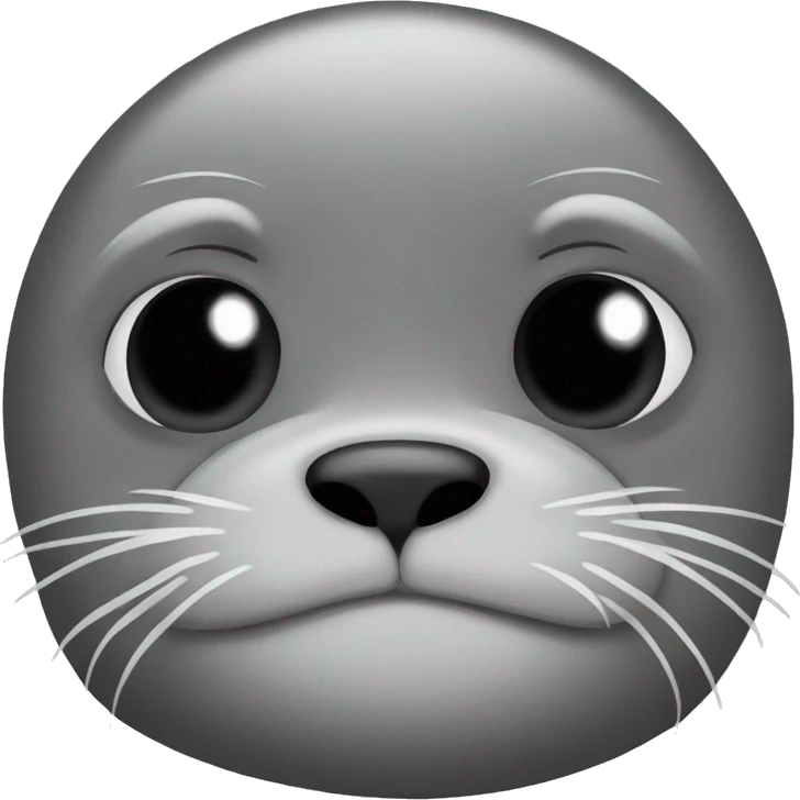 The seal is sad emoji