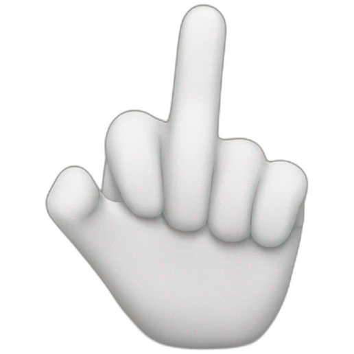 finger pointing emoji