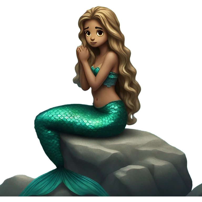 Sad mermaid  emoji