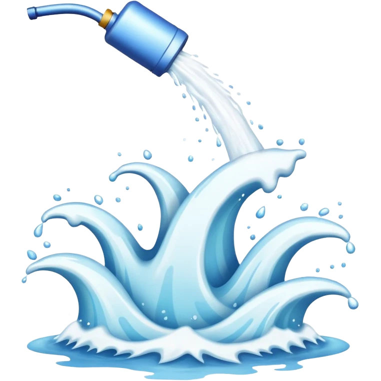 white water spray emoji