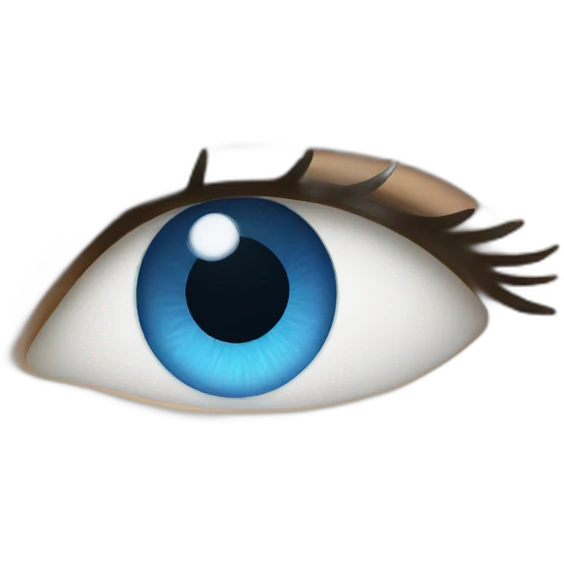 blue eye emoji