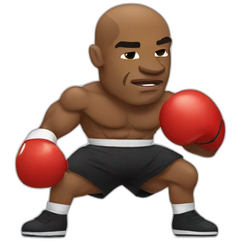 mike tyson training boxe emoji