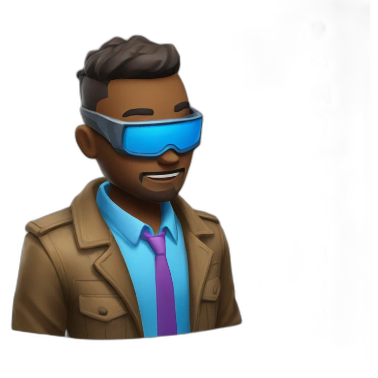 Un personnage fortnite emoji