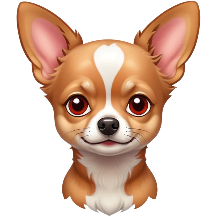 Merle chihuahua red emoji