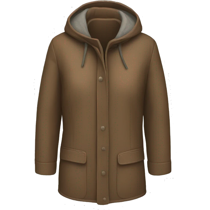 autumn jacket without a woman emoji