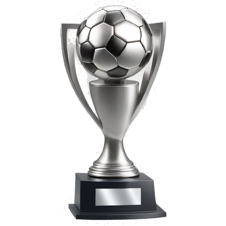 football euro 2024 trophy silver emoji