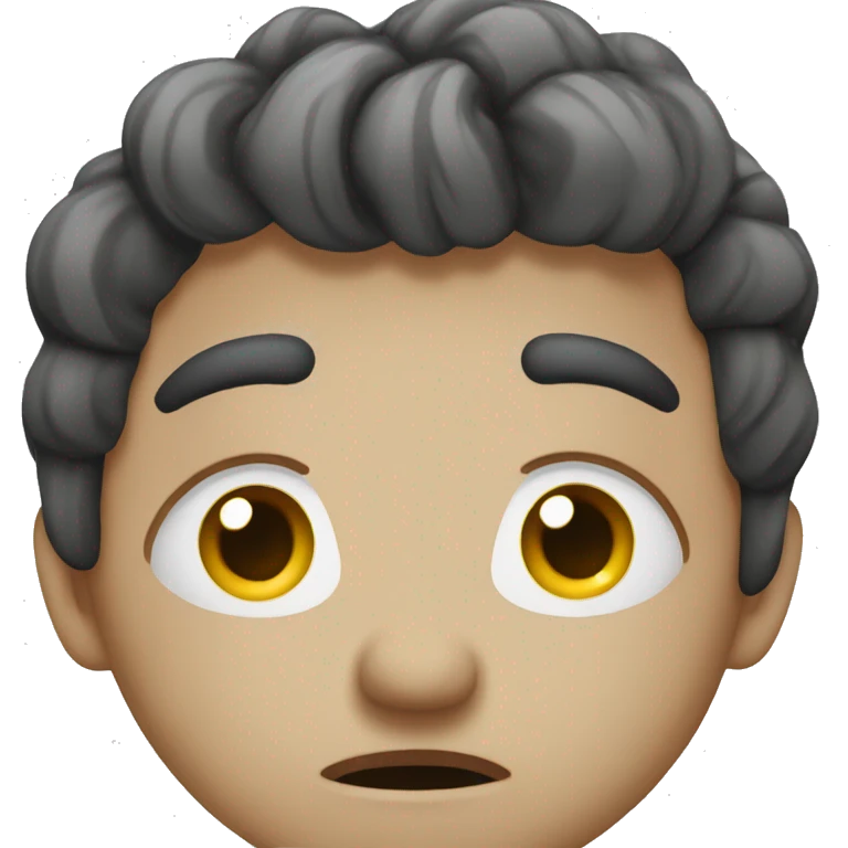 Numb, sad and exhausted of life emoji  emoji