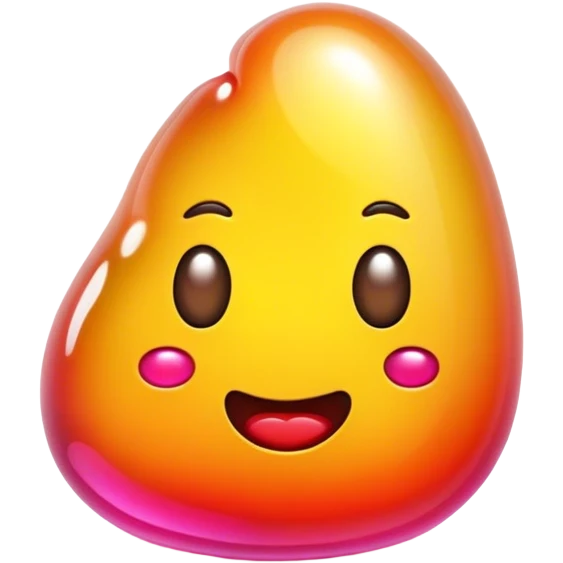 neon jelly bean poop emoji emoji