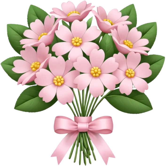 pale pink flower bouquet emoji