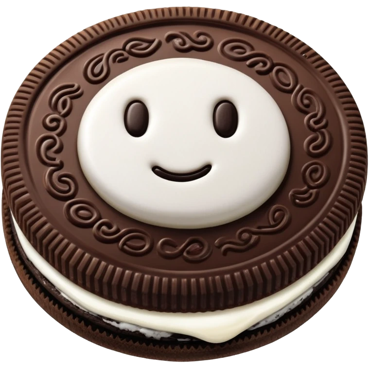Oreo cookie emoji