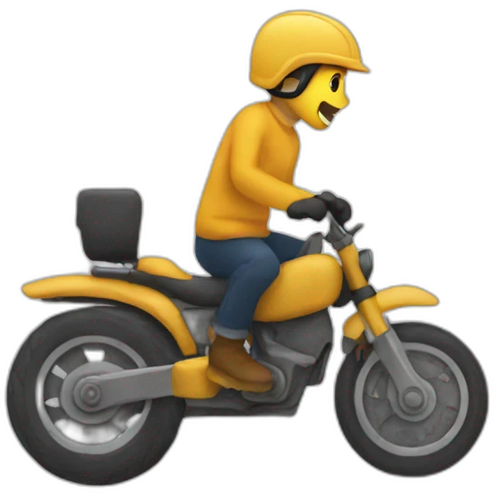Wheeling emoji