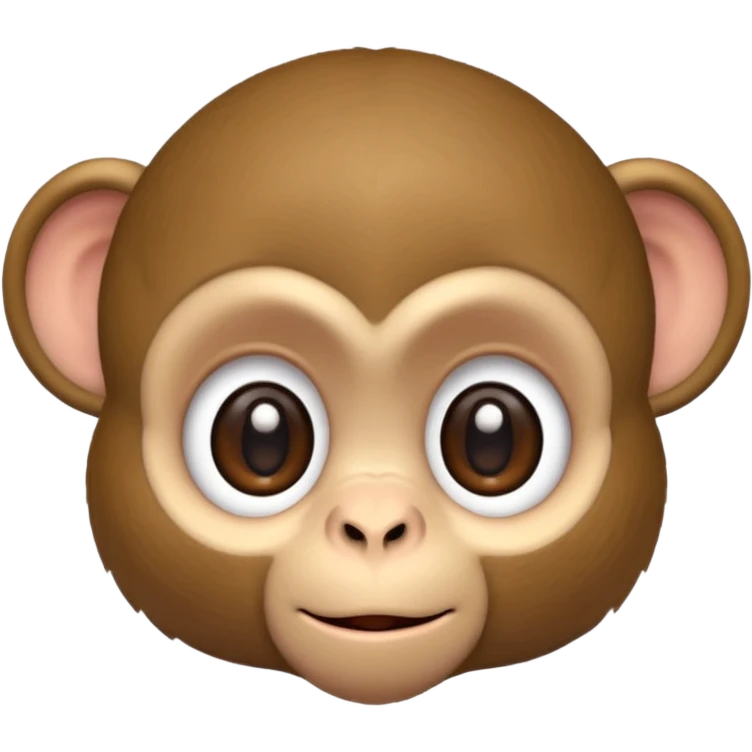 Cute monkey emoji