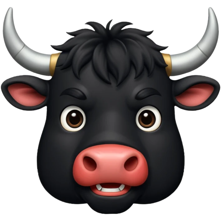 Ferdinand (black) from the Ferdinand disney movie emoji