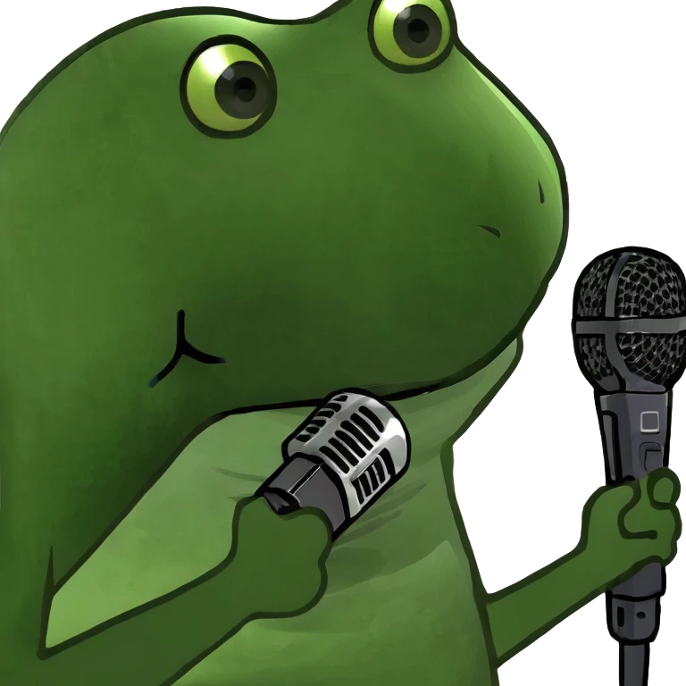 Standing mic emoji