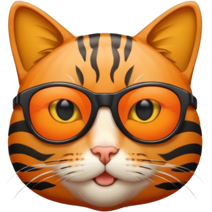 Cat wearing sunglasses emoji
