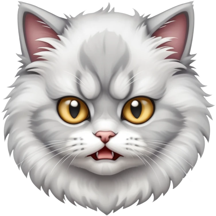 Angry kitten emoji