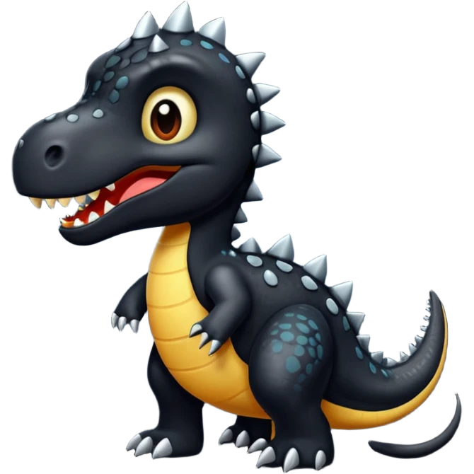 black Dinasor emoji