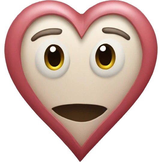 Hollow heart emoji