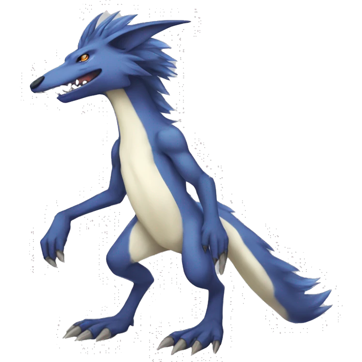 Lombax-Sergal-Vernid-Fakemon full body emoji