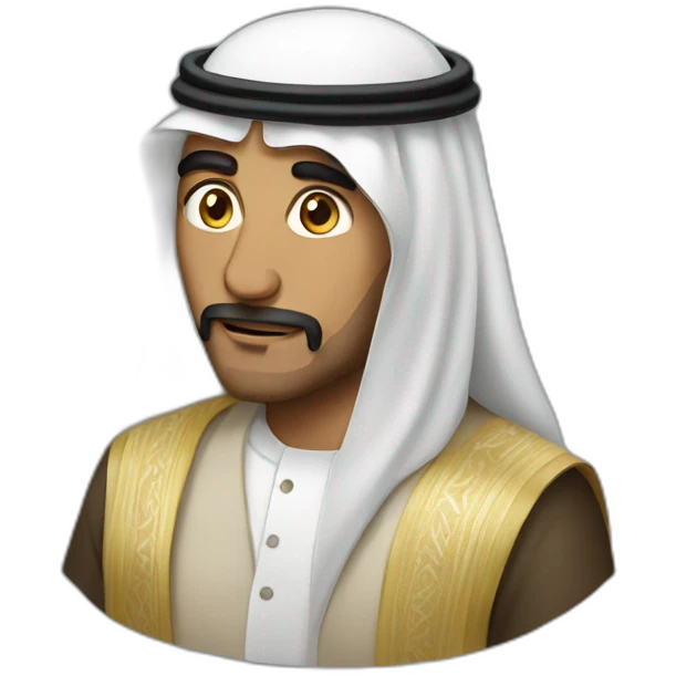 a man from saudi arabia emoji
