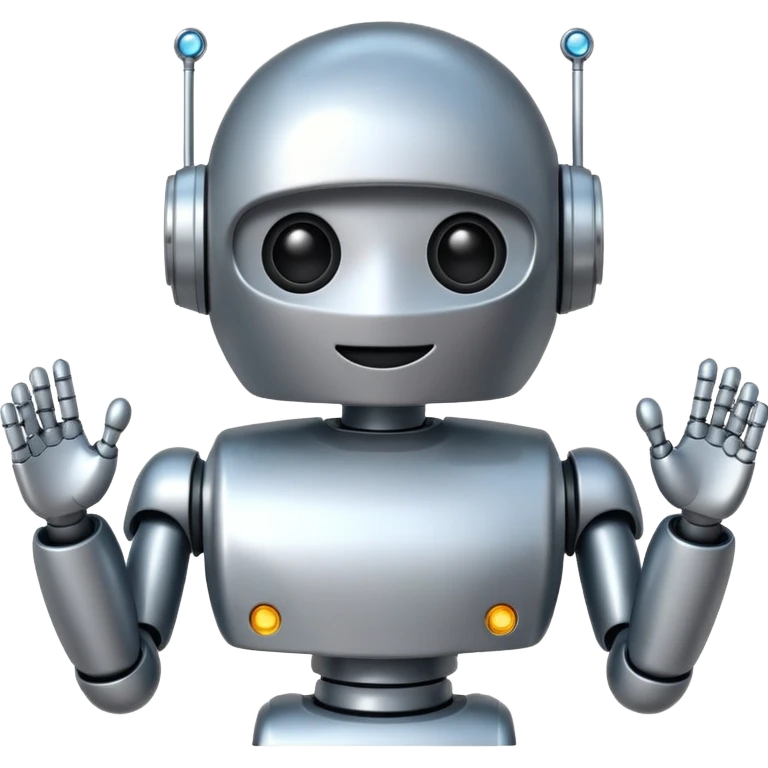 friendly robot emoji emoji