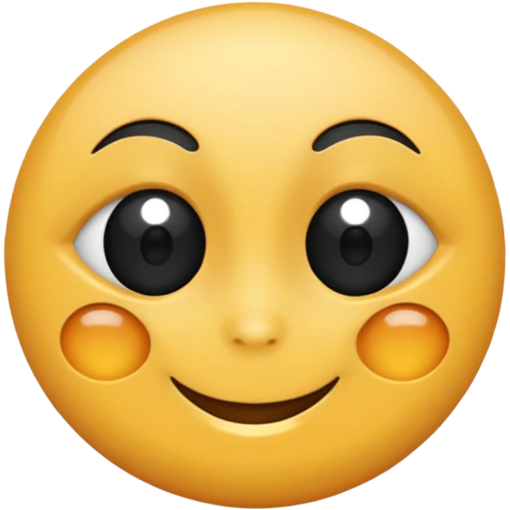 🙂 in completely black with white eyes and smile emoji