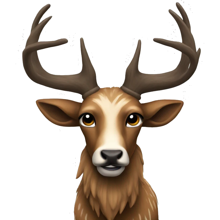 Venado con moño emoji