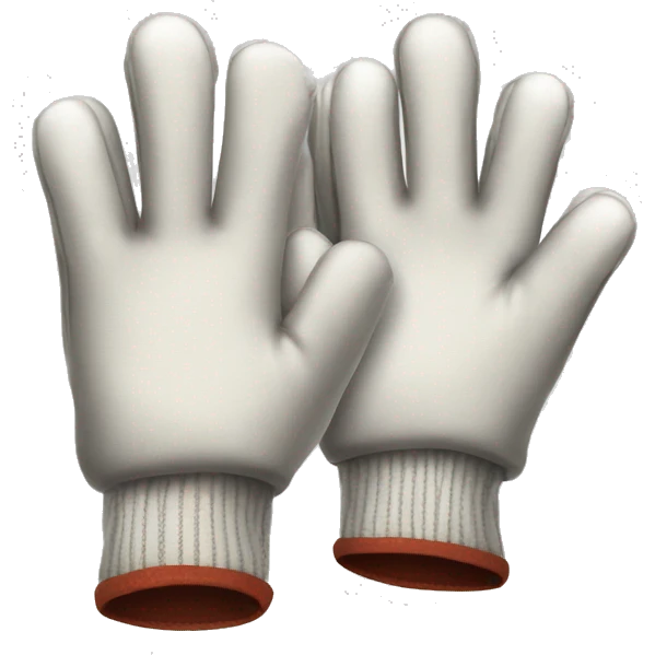 New Year's gloves emoji