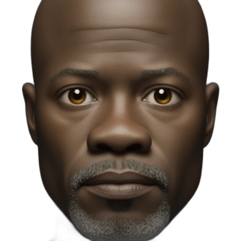 Djimon Hounsou serious emoji