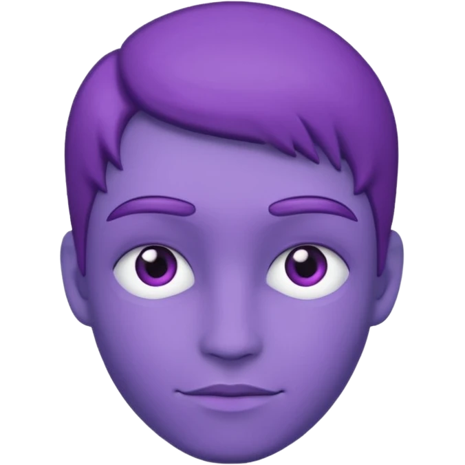 purple person emoji