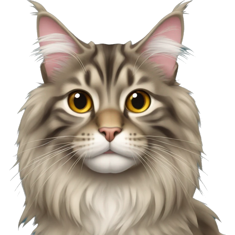 Maine Coon cat emoji
