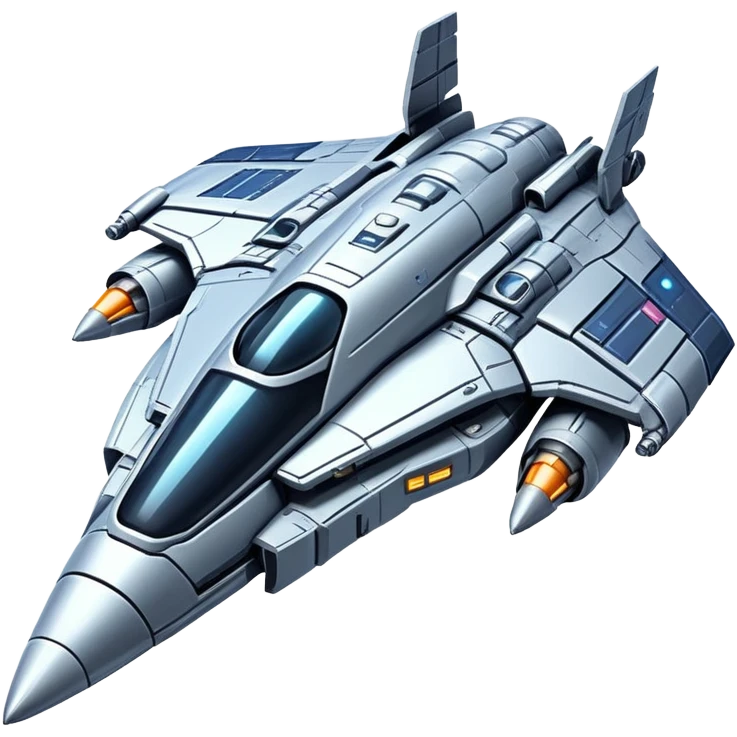Massive galactic SHMUP space ship emoji