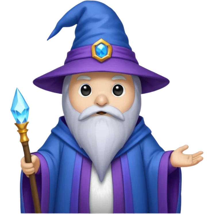 Penguin Wizard emoji