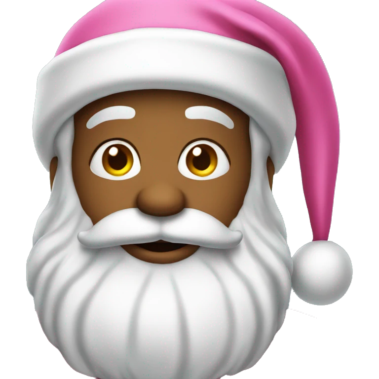 Pink Santa Claus emoji