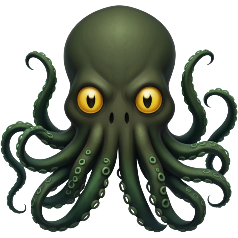 black Cthulhu emoji