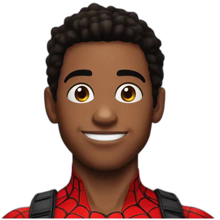 Spiderman miles morales emoji