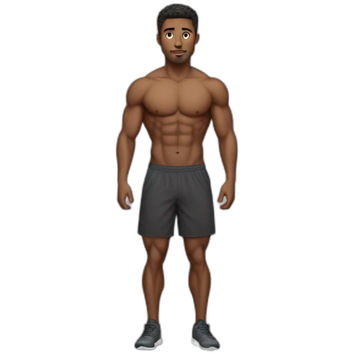 Fitness trainer male emoji