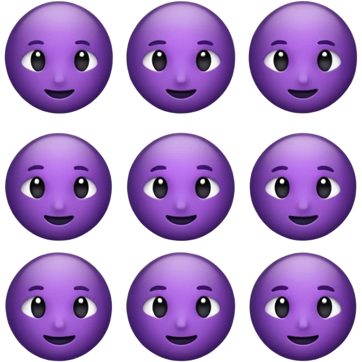 cold purple emoji