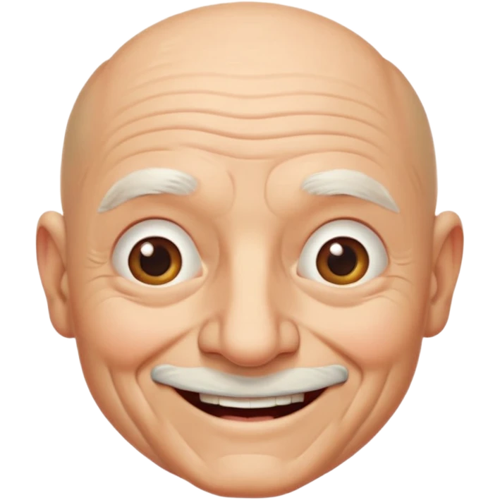 bald grandpa emoji