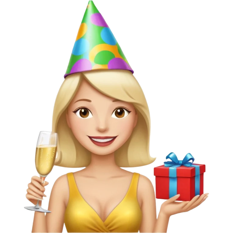 Leave the image the same, but add gifts underneath emoji