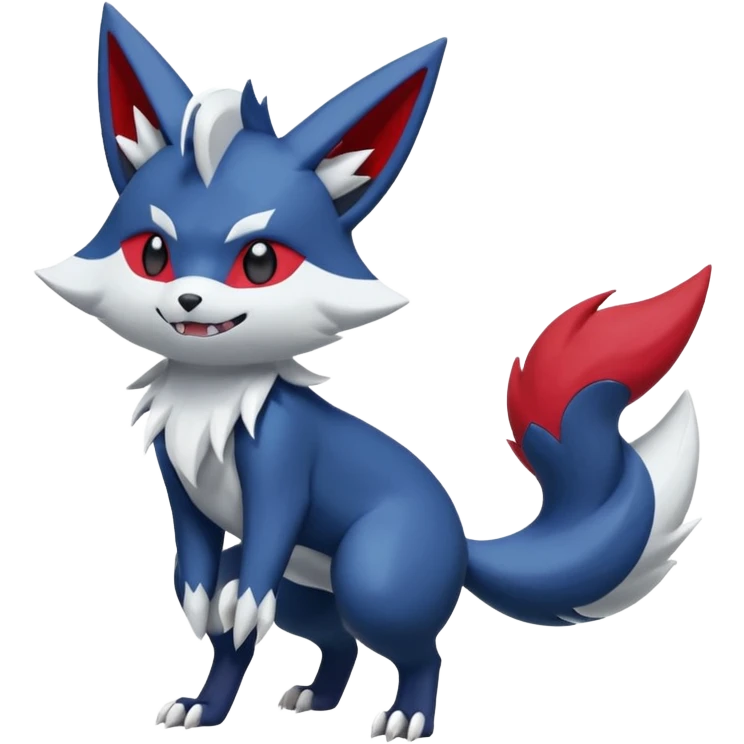 Meowstic-Zoroark-Zangoose-Fakémon-hybrid-creature (full body)  emoji