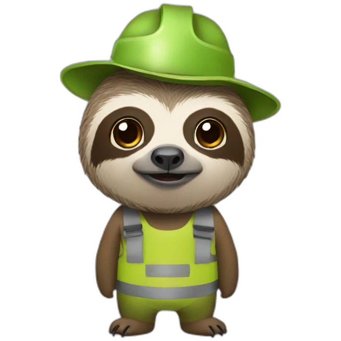 Sloth job emoji