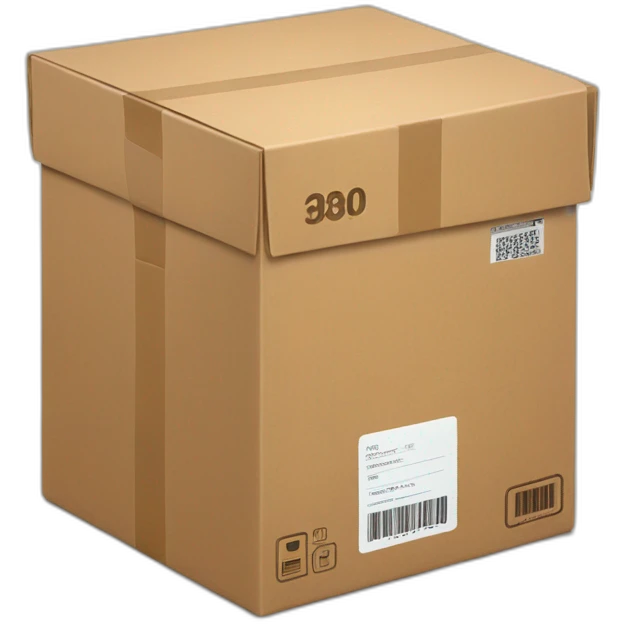 AMAZON BOX WITH UPC CODE emoji