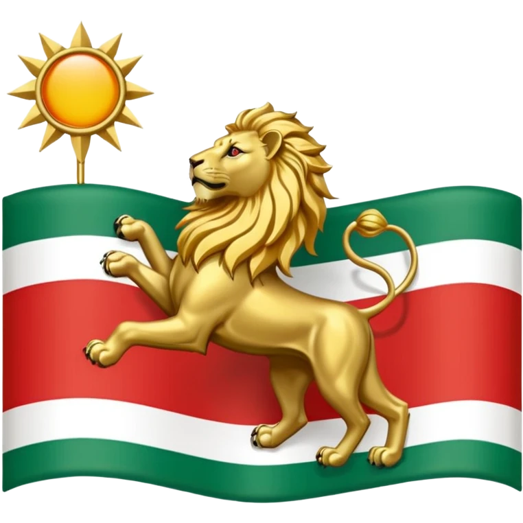no just copy the persia flag from 100 years ago and just make it here emoji
